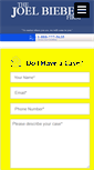 Mobile Screenshot of joelbieber.com