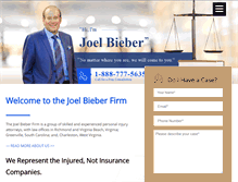 Tablet Screenshot of joelbieber.com